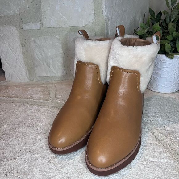 Fit Flop MIMIE ANKLE hazelnut BOOTS Comfort Sz 6 - Picture 2 of 7